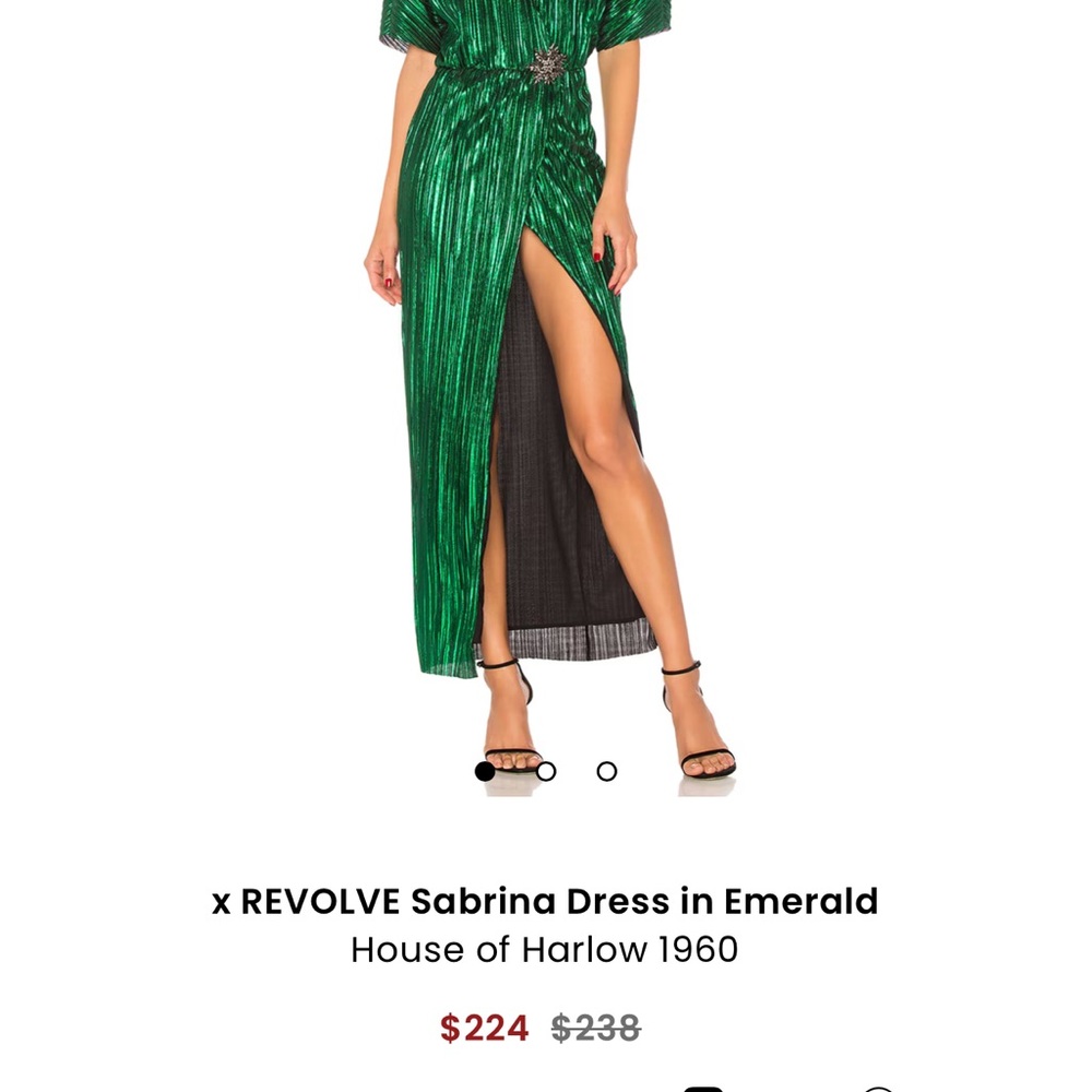 House of Harlow 1960 Emerald Maxi Dress sold out on Revolve - BN with tags